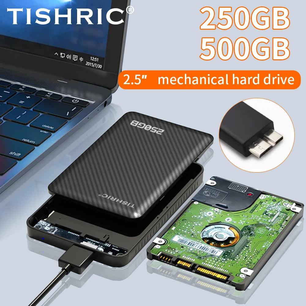 TISHRIC Ʈ  HDD, ޴  ϵ ̺, 500GB, 2.5 ġ, 16M, 7mm, 5400 RPM